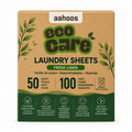 AAHOOS ECOCARE Laundry Detergent Sheet - Fresh Linen (50 Sheets / 100 Loads)
